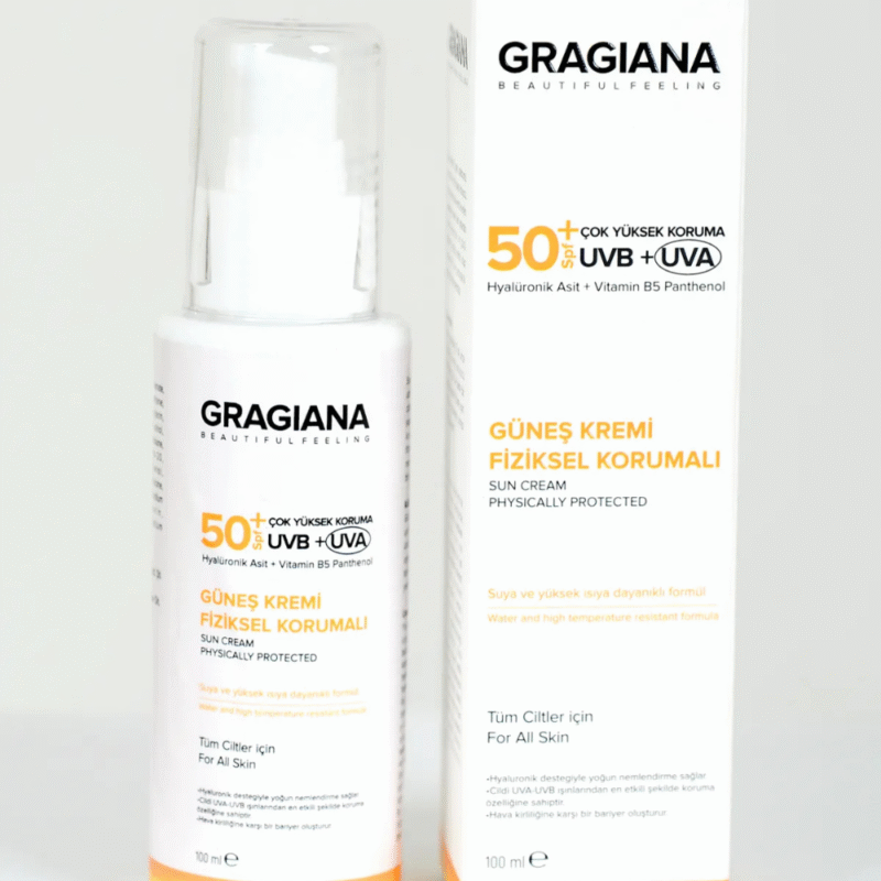 gragiana Güneş Kremi Spf 50 Uvb Güneş Koruyucu 100 Ml